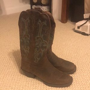 Justin Ladies Sorrel Apache Cowboy Boots